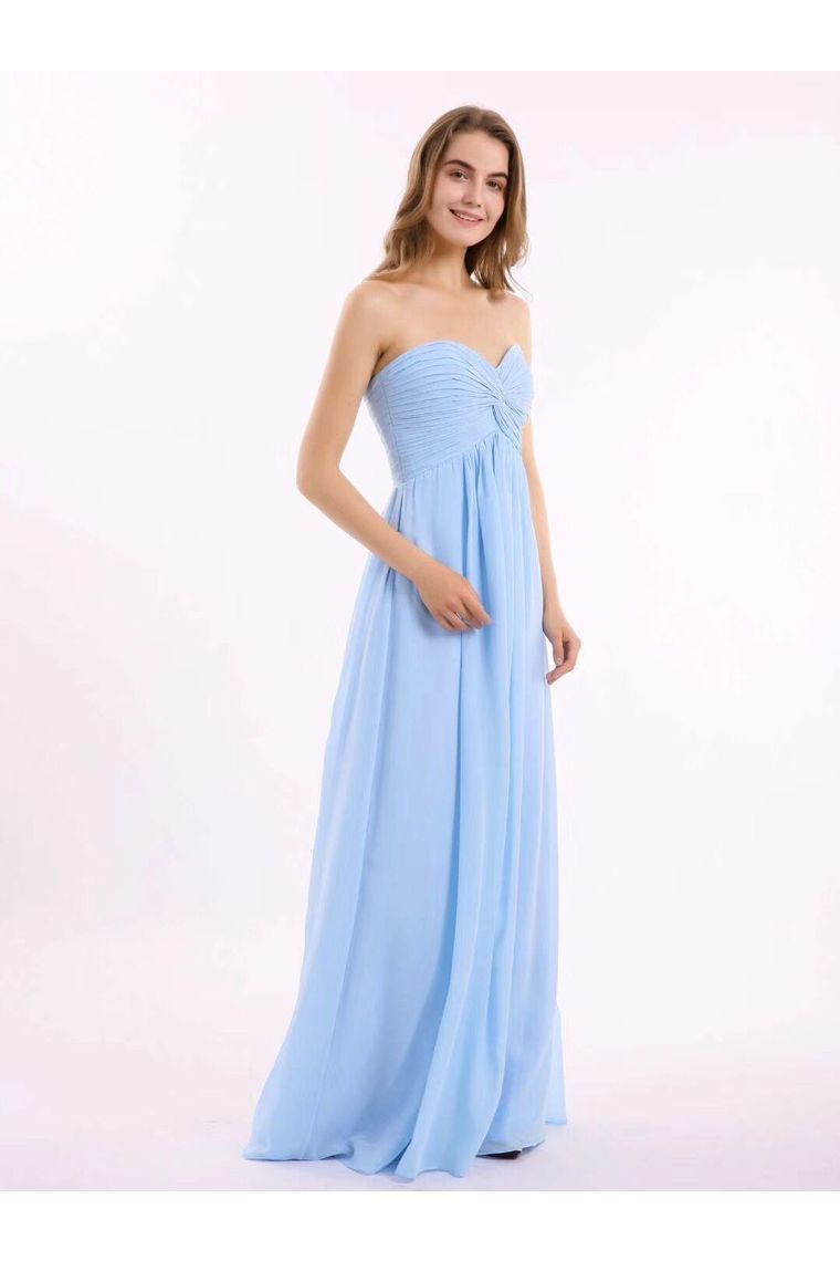 Prom Dresses Sweetheart A Line Chiffon Floor Length With Ruffles