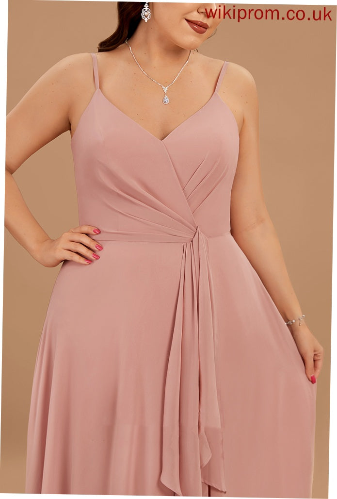 V-Neck Chiffon A-line Formal Dresses Monica Dresses