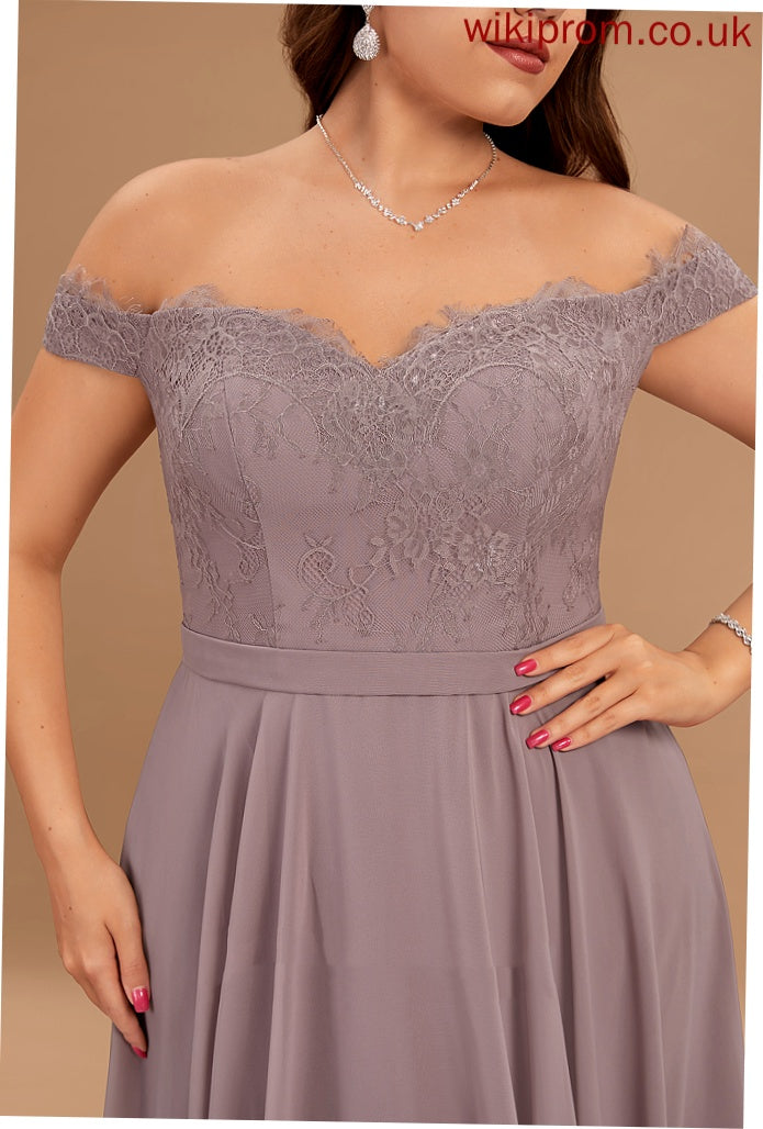 With Cocktail Beading Off-the-Shoulder A-Line Chiffon Lesley Dress Tea-Length Cocktail Dresses Lace