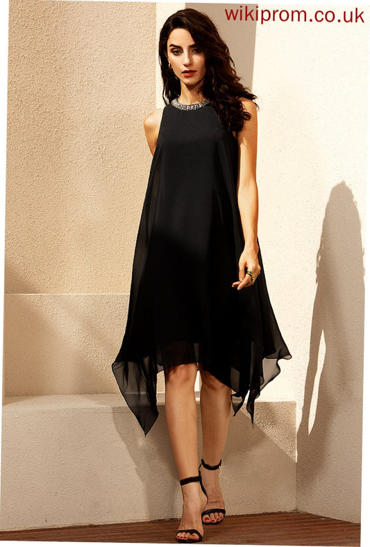 Dresses A-line Formal Dresses Round Amy Chiffon Neck