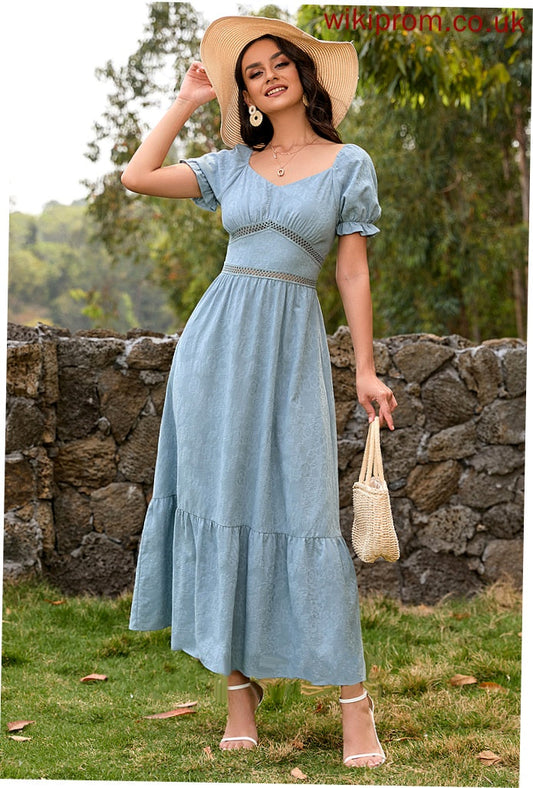 Straps Ankle-Length Neckline Length Silhouette Sleeve Sleeves A-Line SquareNeckline Isis Bridesmaid Dresses