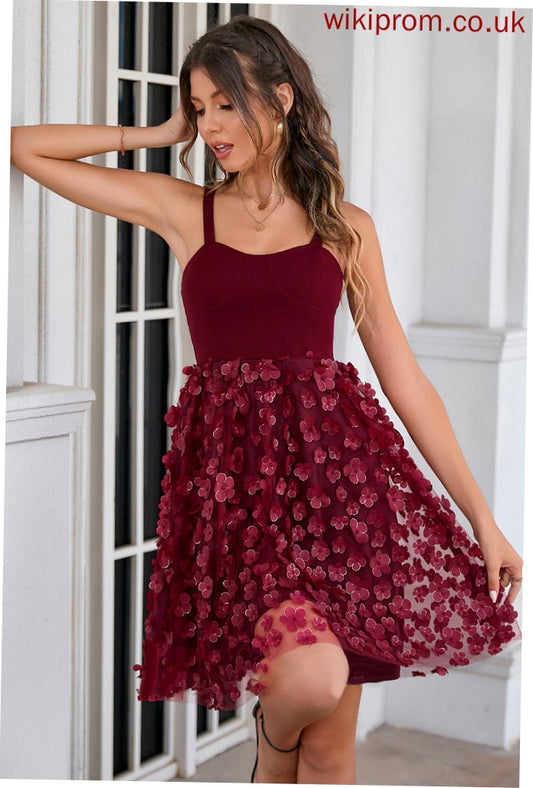 Homecoming Dresses Dress A-Line Homecoming Short/Mini Neckline Square Leia