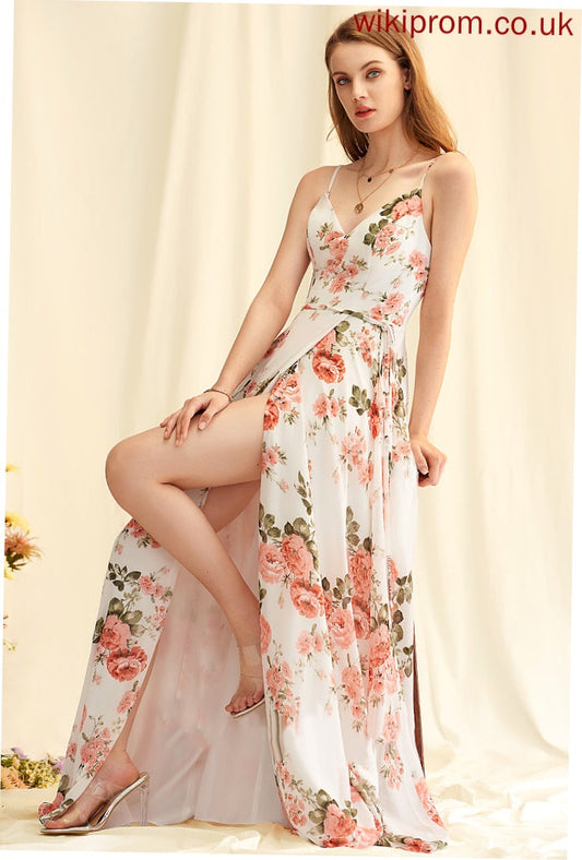 Formal Dresses Serenity A-line Chiffon V-Neck Dresses