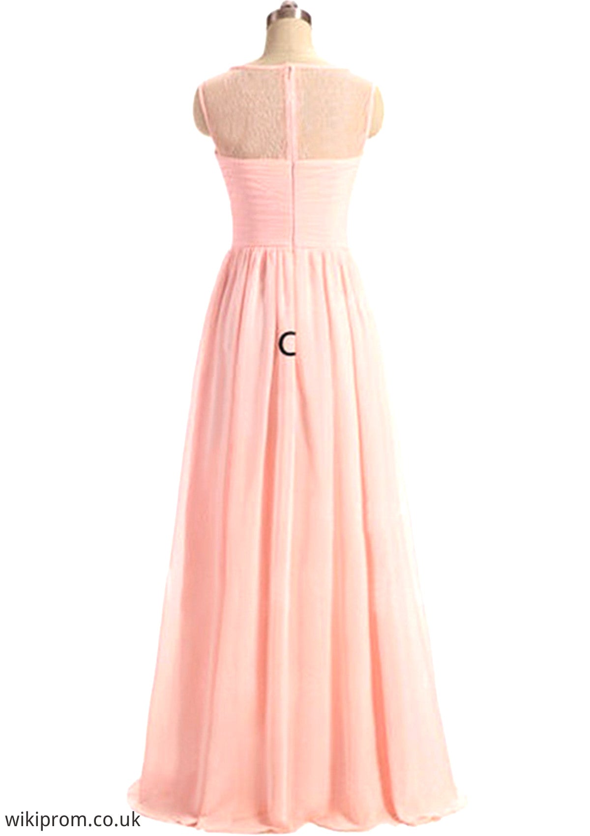 Sweetheart Sleeveless Long/Floor-Length A-Line/Princess Chiffon Bridesmaid Dresses Melanie SWKP0025418