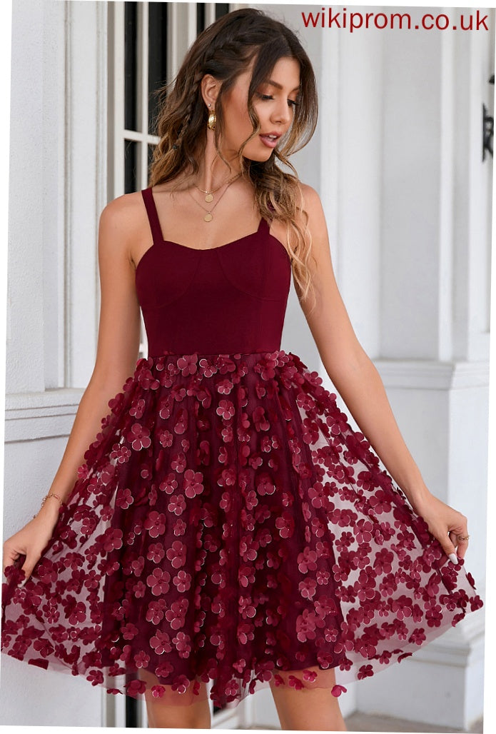 Homecoming Dresses Dress A-Line Homecoming Short/Mini Neckline Square Leia