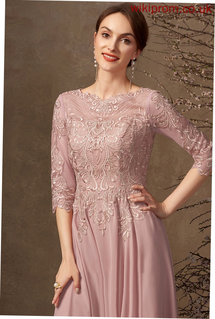 Sequins Dress Judy Chiffon Cocktail Scoop Tea-Length A-Line Lace Neck Cocktail Dresses With