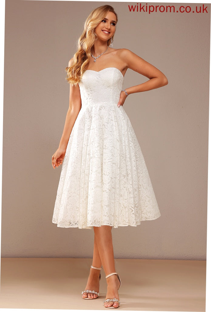 Dress Sweetheart Wedding A-Line Wedding Dresses Laurel Lace Knee-Length