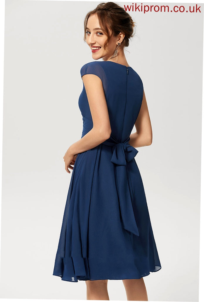 Jamie A-line Dresses Formal Dresses V-Neck Chiffon