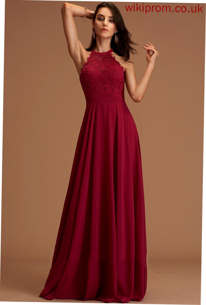 Fabric Neckline Silhouette A-Line Floor-Length Length Scoop Straps&Sleeves Haley Bridesmaid Dresses