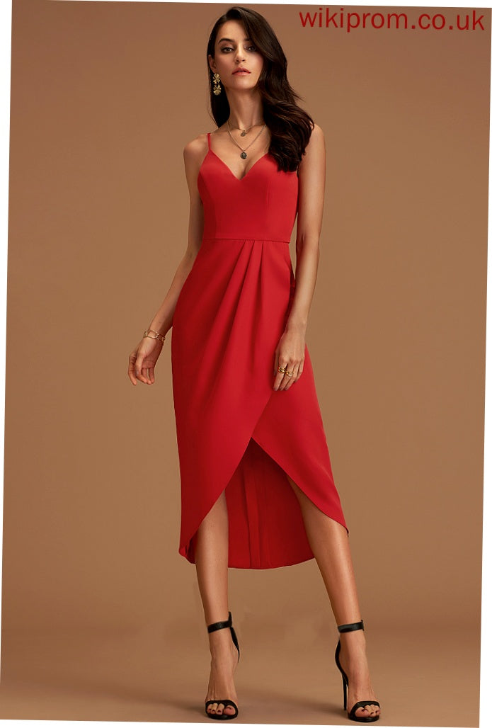 Dresses Shania V-Neck Crepe Formal Dresses A-line Stretch