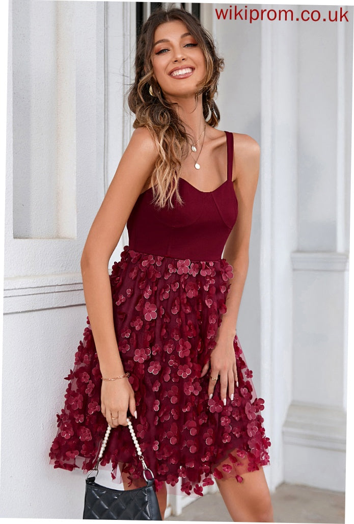 Homecoming Dresses Dress A-Line Homecoming Short/Mini Neckline Square Leia