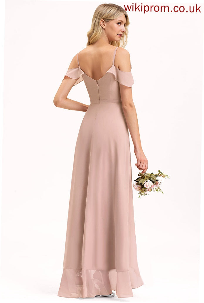 Dresses V-Neck Jade A-line Chiffon Formal Dresses