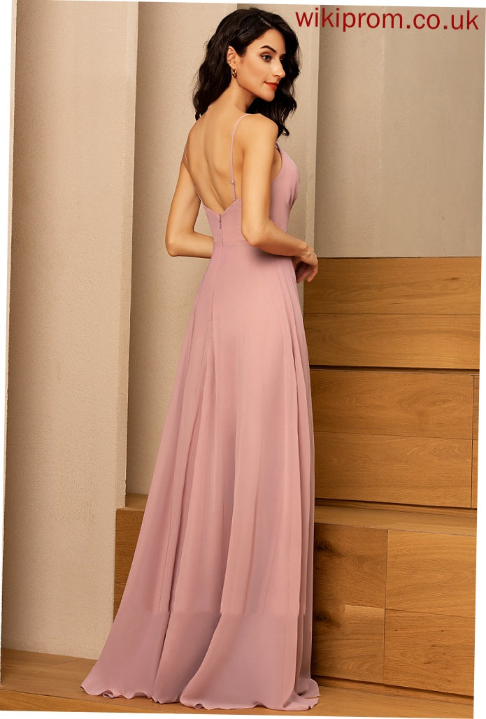 V-Neck Chiffon A-line Formal Dresses Monica Dresses