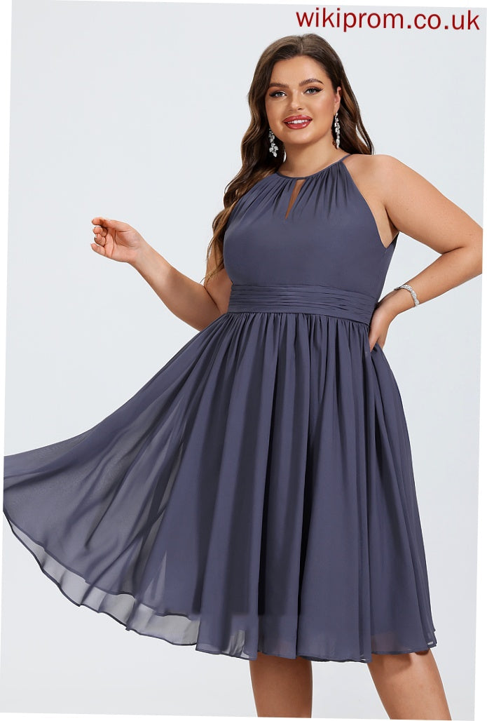 Neck Formal Dresses A-line Dresses Rosie Chiffon Round