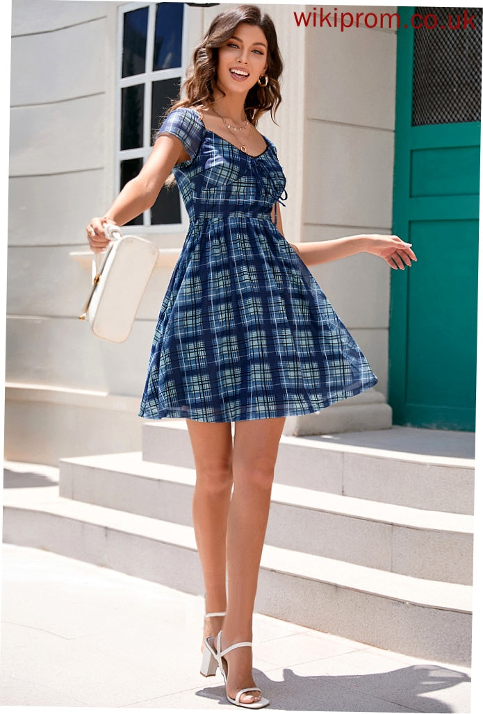 A-Line Homecoming Dresses Homecoming Short/Mini Shaniya V-neck Dress