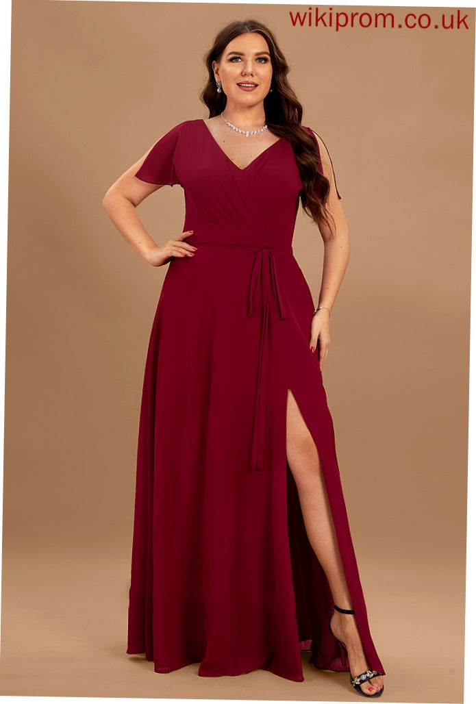 Marlee A-line Dresses Formal Dresses V-Neck Chiffon