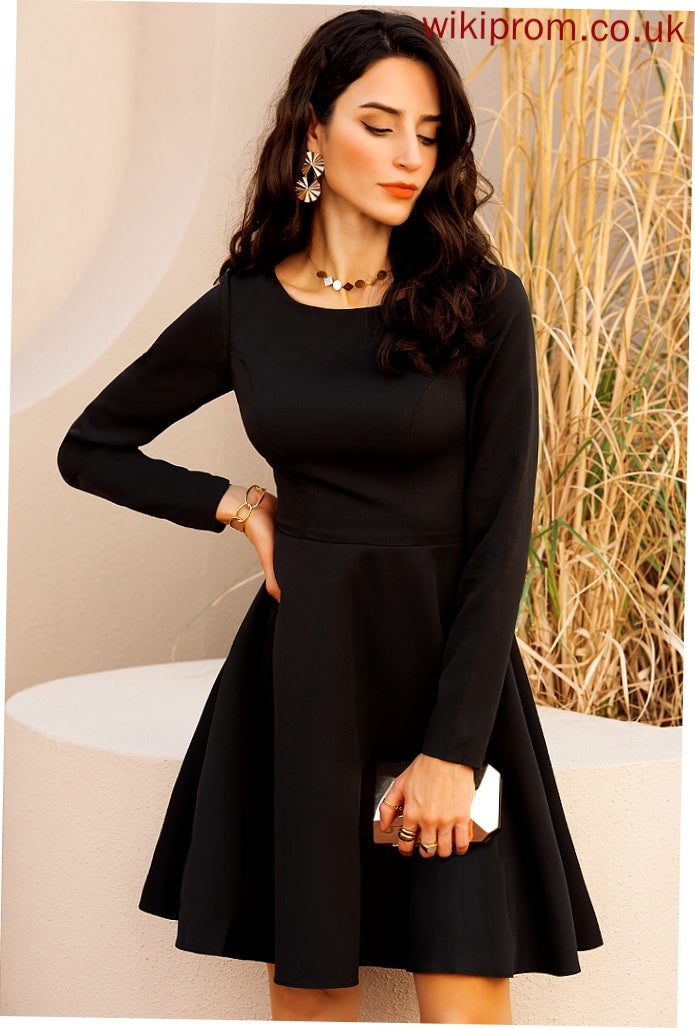 Round A-line Dresses Neck Formal Dresses Kelly