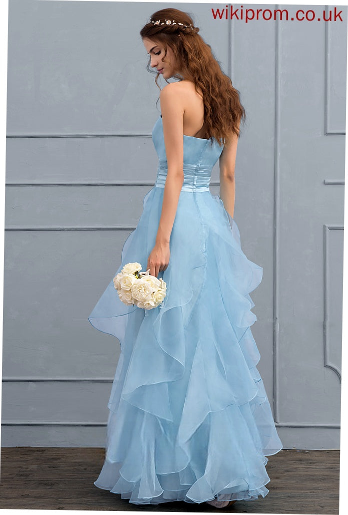 Ruffles Charmeuse Lucia Floor-Length With Wedding Organza A-Line Sweetheart Wedding Dresses Dress Cascading