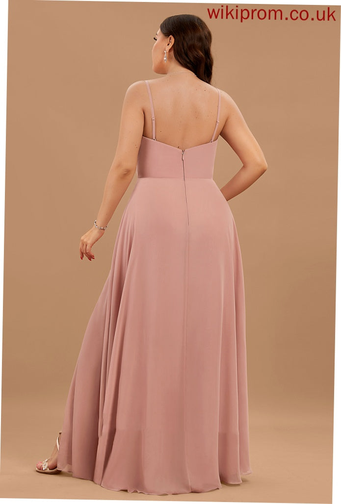 V-Neck Chiffon A-line Formal Dresses Monica Dresses