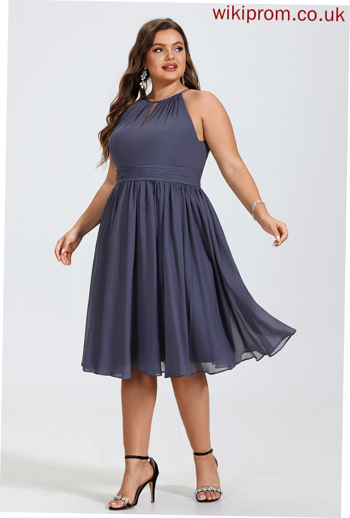 Neck Formal Dresses A-line Dresses Rosie Chiffon Round