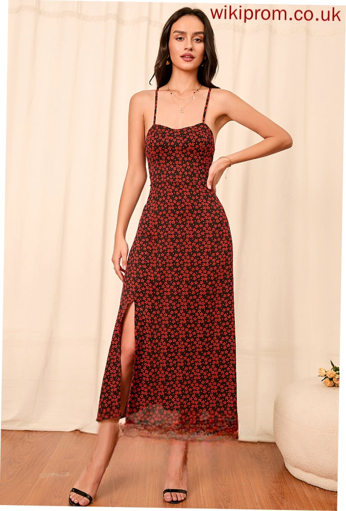 Bodycon Midi Square Dresses Neck Karina Sleeveless Chiffon Club Dresses Sexy