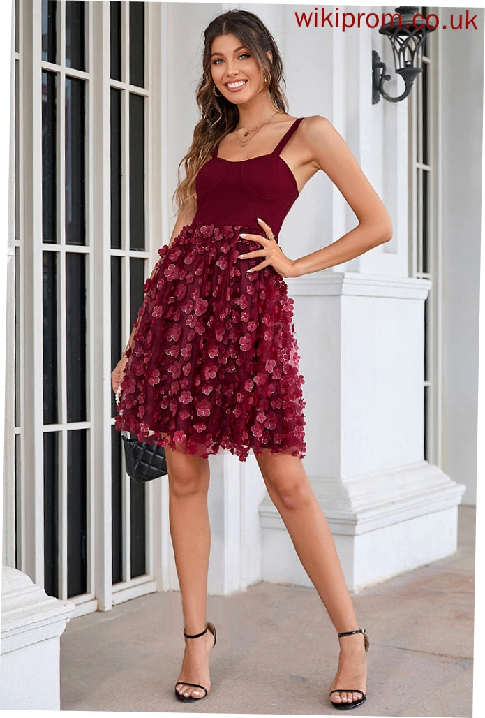 Homecoming Dresses Dress A-Line Homecoming Short/Mini Neckline Square Leia