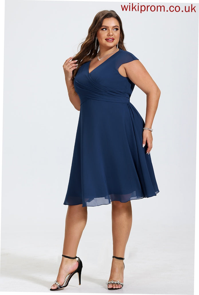 Jamie A-line Dresses Formal Dresses V-Neck Chiffon