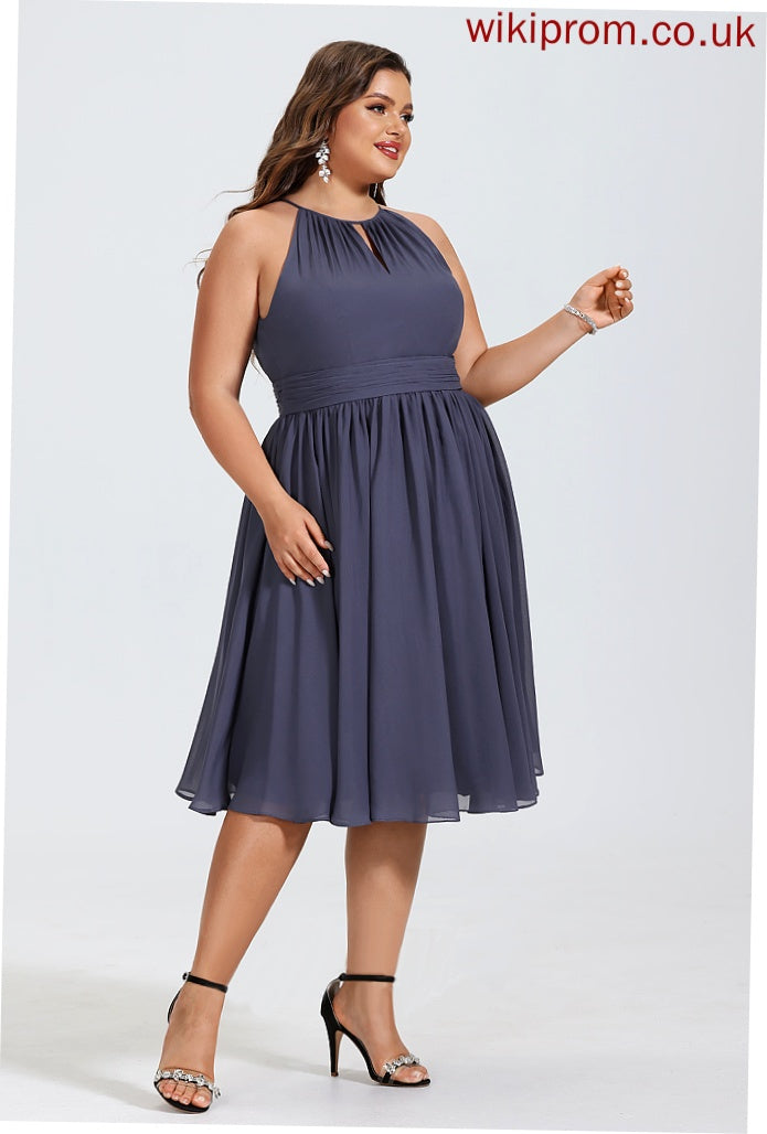 Neck Formal Dresses A-line Dresses Rosie Chiffon Round