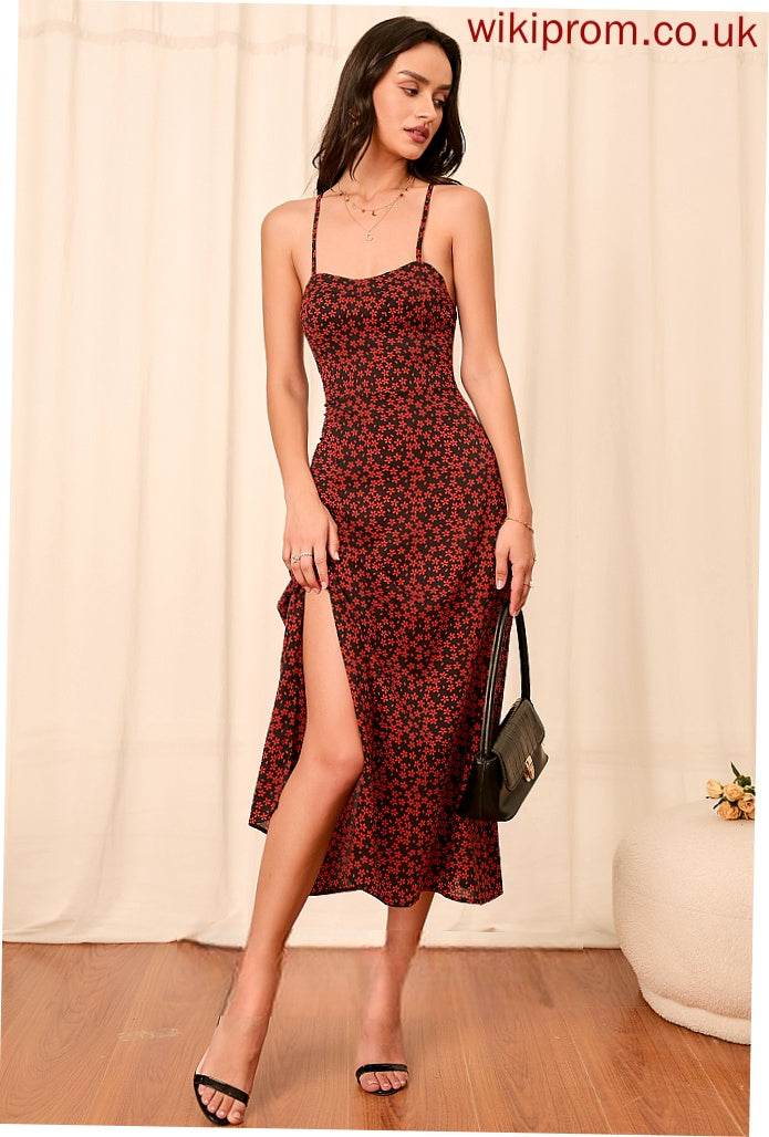 Bodycon Midi Square Dresses Neck Karina Sleeveless Chiffon Club Dresses Sexy