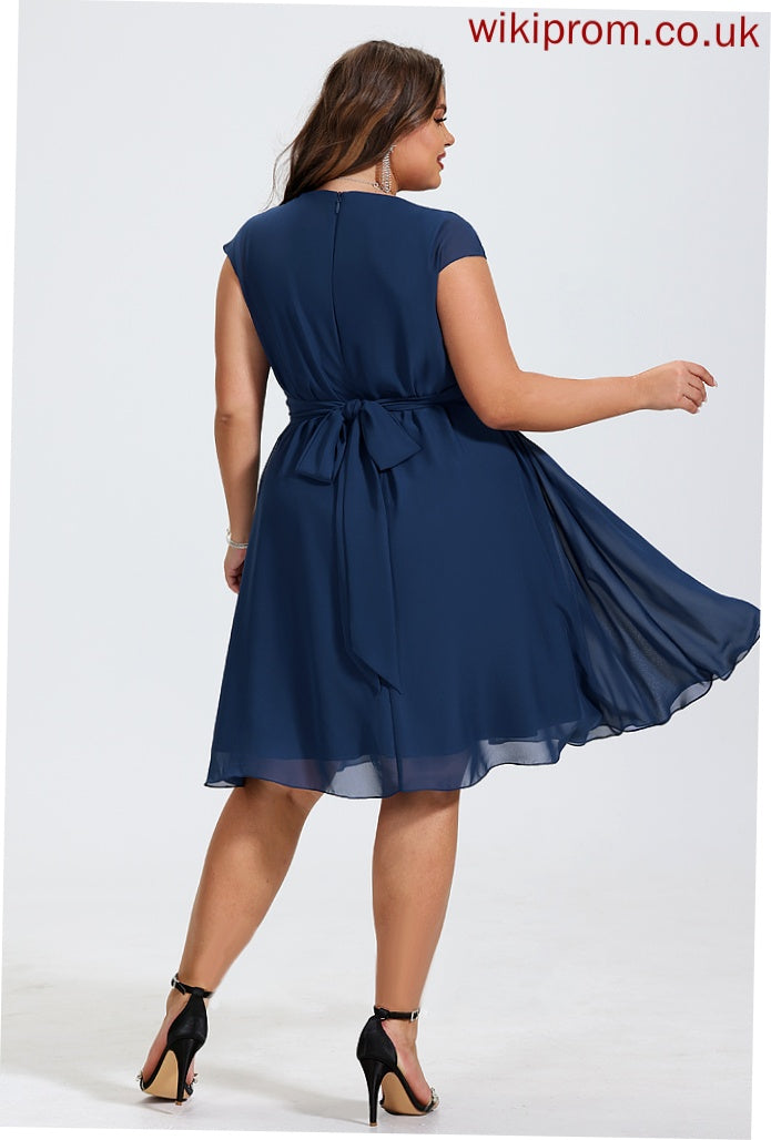 Jamie A-line Dresses Formal Dresses V-Neck Chiffon