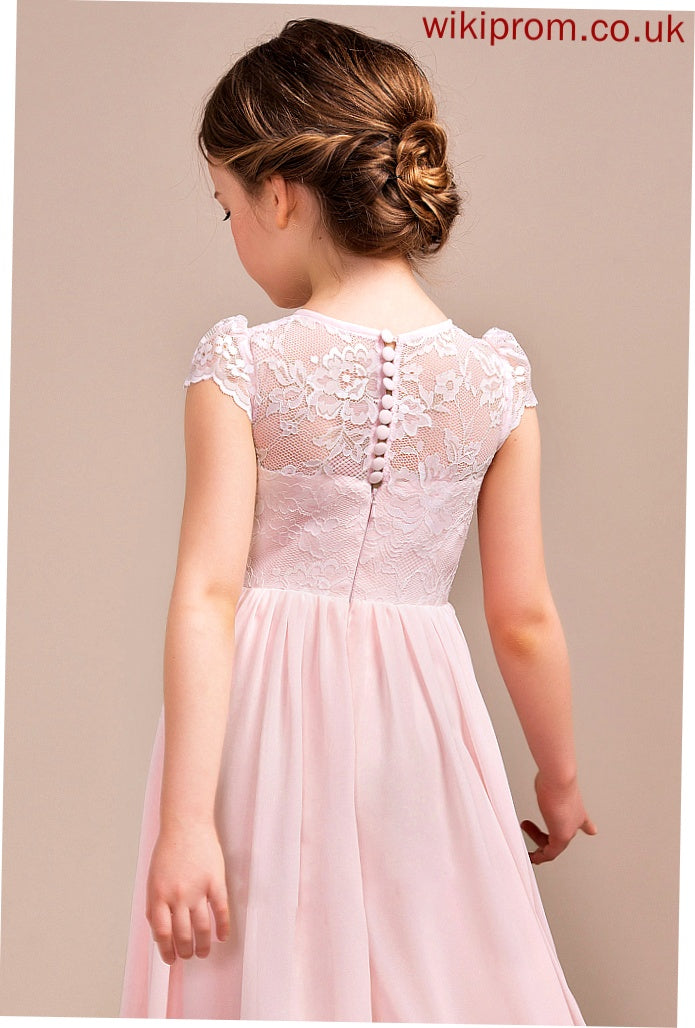 A-LineScoopNeckFloor-LengthChiffonLaceJuniorBridesmaidDress#81155 Leah Junior Bridesmaid Dresses