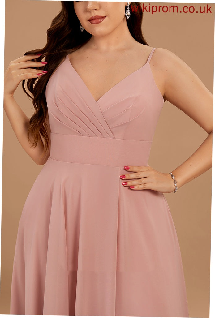 Chiffon Dresses Formal Dresses A-line V-Neck Pam