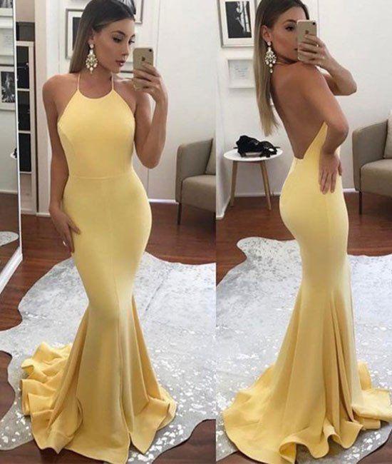 New Arrival Sexy Backless Mermaid Long Formal Evening Dress Elegant Prom Dresses WK664