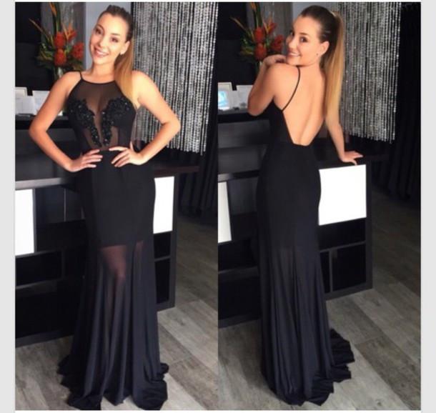 Pd580 High Quality Charming Appliques Prom Dress Chiffon Prom Dress Backless Prom Dresses uk